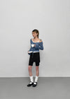 Heringme U-Neck Summer Flare Long Sleeve Tee