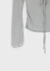Heringme U-Neck Summer Flare Long Sleeve Tee