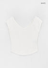 [MADE] Lensha V-Neck Cap Short Sleeve T-shirt