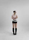 [MADE] Lensha V-Neck Cap Short Sleeve T-shirt