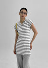 [MADE] Lyon Stripe Hood Mini Dress