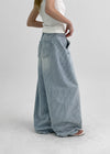 [MADE] Zesty Stripe Balloon Denim Pants