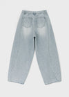 [MADE] Zesty Stripe Balloon Denim Pants