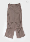 [MADE] Natit Nylon Pleated Back-Banding Pants