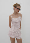 [MADE] Chiti Punching Lace Sleeveless Top (Set Available)