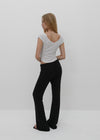 [MADE] Hikit Buttoned Folded Bootcut Pants (Set Available)