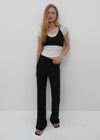 [MADE] Hikit Buttoned Folded Bootcut Pants (Set Available)