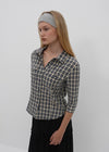[MADE] Leche 3/4 Sleeve Check Shirt