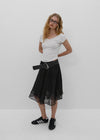 [MADE] Duol Layered Wrap Midi Skirt