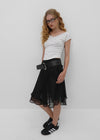[MADE] Duol Layered Wrap Midi Skirt