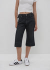 [MADE] Kochan Buckle 3/4 Semi Bootcut Denim Pants