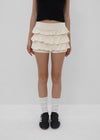 [MADE] Chiti Punching Tiered Skirt Pants (Set Available)
