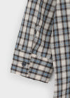 [MADE] Leche 3/4 Sleeve Check Shirt