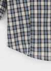 [MADE] Leche 3/4 Sleeve Check Shirt