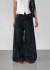 Duas Seamline Wide Cotton Pants