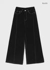 Duas Seamline Wide Cotton Pants