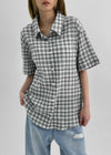 [MADE] RUTE Summer Checkered Short-Sleeved Shirt