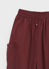 Beltem Nylon Wide String Pants