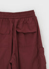 Beltem Nylon Wide String Pants