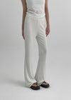 Toomeet Layered Ribbed Bootcut Banding Pants