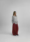 Beltem Nylon Wide String Pants