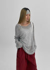 Beltem Nylon Wide String Pants