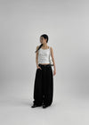[MADE] Coffin Buckle Detail Cotton Balloon Pants
