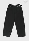 [MADE] Coffin Buckle Detail Cotton Balloon Pants