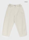 [MADE] Coffin Buckle Detail Cotton Balloon Pants