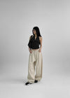 [MADE] Coffin Buckle Detail Cotton Balloon Pants