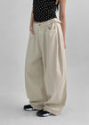 [MADE] Coffin Buckle Detail Cotton Balloon Pants