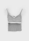 Keperin V-Neck Lace Sleeveless Top (Built-in Bra)