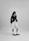 [MADE] Dikit Oversized Cotton Bermuda Pants with Elastic Waist