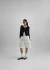 [MADE] Dikit Oversized Cotton Bermuda Pants with Elastic Waist