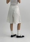 [MADE] Dikit Oversized Cotton Bermuda Pants with Elastic Waist