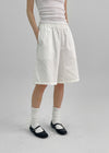 [MADE] Dikit Oversized Cotton Bermuda Pants with Elastic Waist