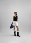 [MADE] Dikit Cotton Elastic-Waist Shorts