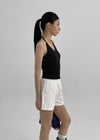 [MADE] Dikit Cotton Elastic-Waist Shorts