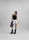 [MADE] Dikit Cotton Elastic-Waist Shorts
