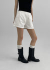 [MADE] Dikit Cotton Elastic-Waist Shorts