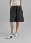 [MADE] Dikit Oversized Cotton Bermuda Pants with Elastic Waist