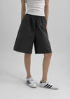 [MADE] Dikit Oversized Cotton Bermuda Pants with Elastic Waist