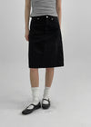 [MADE] Kipki Buckle Cotton Midi Skirt