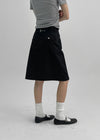 [MADE] Kipki Buckle Cotton Midi Skirt