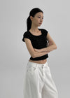 [MADE] Stella Cap Sleeve Short Sleeve Tee (Set Available)
