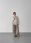 Lesher Two-Way Nylon Wide Cargo Pants