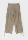 Lesher Two-Way Nylon Wide Cargo Pants