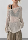 [MADE] Leret Summer Boatneck Oversized Knit