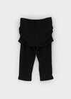 Tuin Slit Shirring Skirt Capri Pants