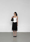 Coolaning Ribbed Rounded Square Sleeveless Top